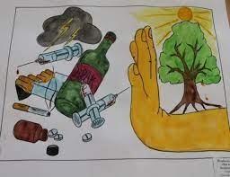 Н.Алдабергенов атындағы орта мектебі «Қазақстанның   болашағы  есірткісіз» тақырыбында өткен сурет байқауы бойынша ақпарат