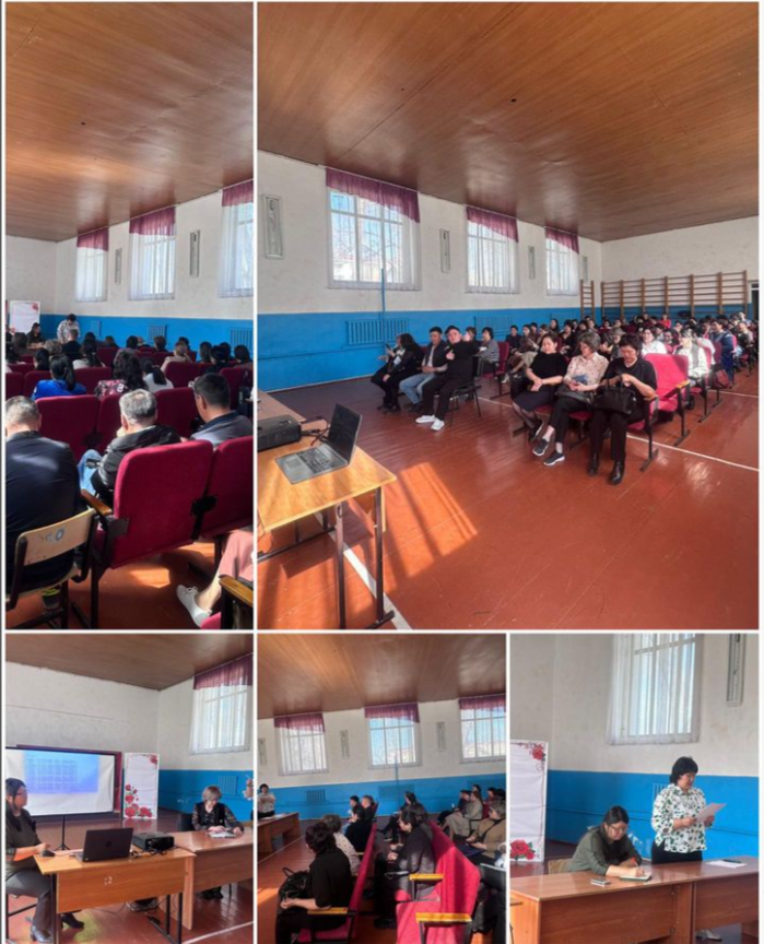 Ағымдағы жылдың 15-сәуірінде Н.Алдабергенов атындағы орта мектебінде педагогикалық ұжым мүшелерімен “Педагогтарды аттестаттаудан өткізу қағидалары мен шарттары туралы” Қазақстан Республикасы Оқу-ағарту министрлігінің 2024 жылғы 2-сәуірдегі 72 бұйрығы