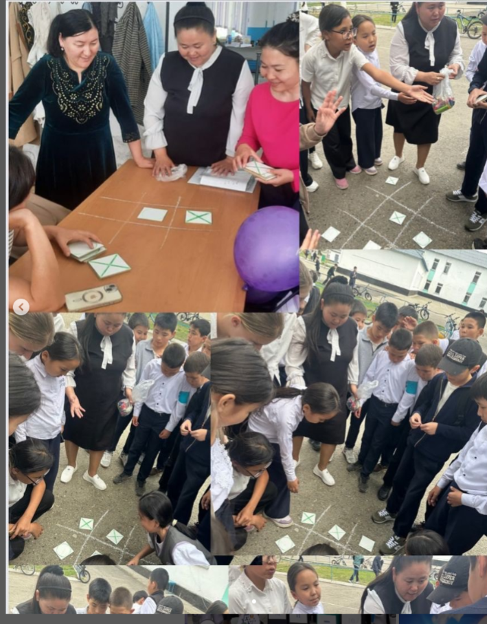 14.04-15.04 күні “Математика дәне информатика” апталығының онкүндігінде үлкен үзіліс уақытында ұйымдастырылған “көңілді қоңырау”. Пән мұғалімі: Саухымбаева Ұ.Б, Абайқызы А.