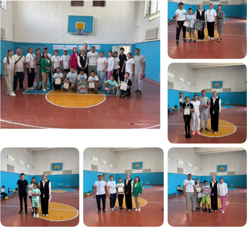 Халықаралық балалар күніне орай мектебімізде “Әкем,анам және мен” атты эстафеталық жарыс өтті!