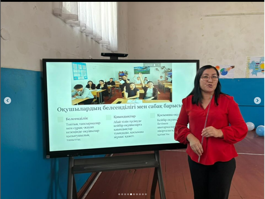 Н.Алдабергенов атындағы орта мектепте 2025 жылдың 21-22 мамыр аралығында 2024-2025 оқу жылында Үлгілік оқу жоспарының вариативтік компоненті есебінен ұйымдастырылған 1-4 сыныптпарда белсенді –қозғалмалы сипаттағы жеке және топтық сабақтар, 9-11 сынып