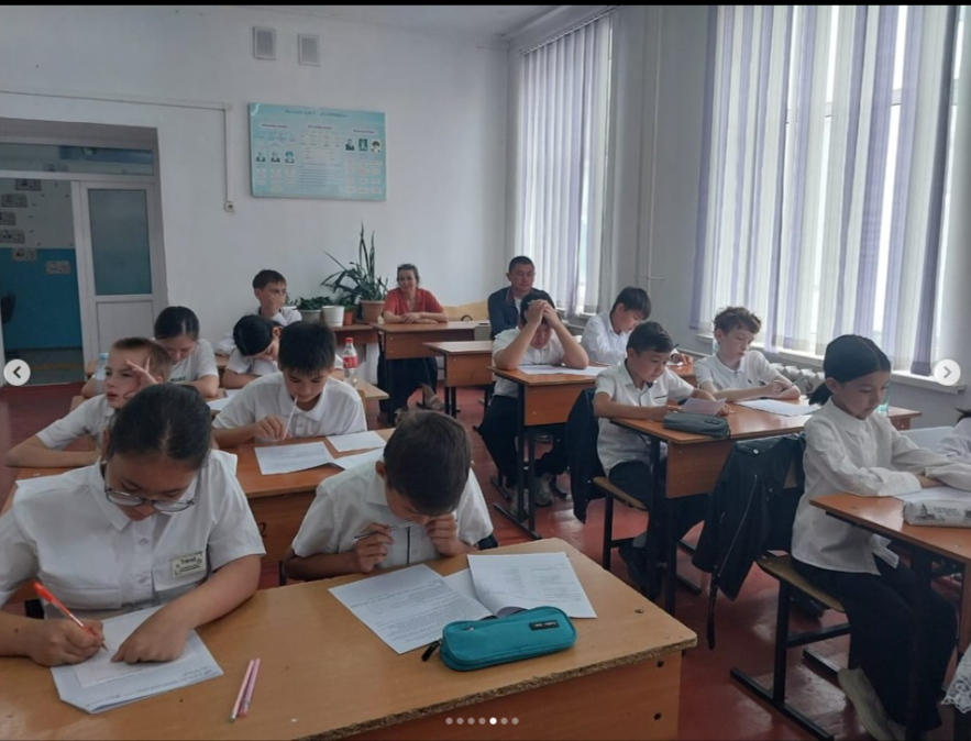 26 мамыр күні 5-8,10 сыныптарда аралық аттестаттау емтиханы басталды.