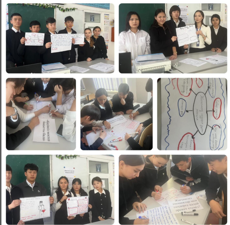 Нұрмолда Алдабергенов атындағы орта мектеп Ақпарат 17 қараша 2025 жыл Н. Алдабергенов атындағы орта мектеп 10 «А» сынып оқушыларымен «Қауіпсіз мектеп – бақытты бала» тақырыбында сынып сағаты өткізілід.