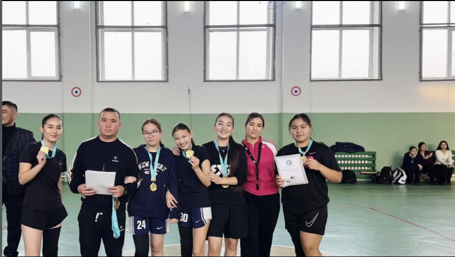 Көксу аудандық Ұлттық мектеп лигасы 9-11 сынып баскетбол 1 орын