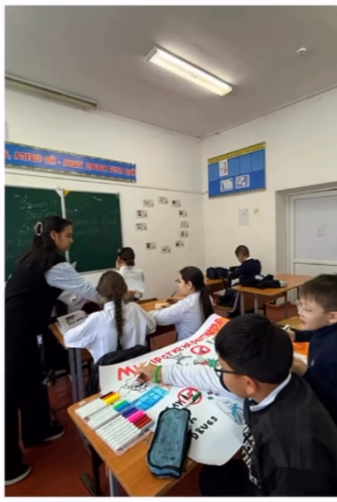 2026 жылдың 9 қаңтарында «Мен және заң» тақырыбында 5–6 сынып оқушылары арасында сауалнама алынды.