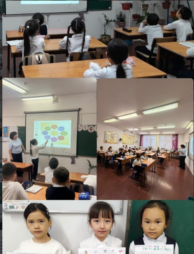 аңтар айының 16 күні 2 “А” сыныбында Бүгінгі тәртіп - ертеңгі амандық. атты сынып сағаты болды. Мақсаты: Құқықтық тәртіп ұйымдарын түсіндіру; Жауапкершіліктің,әділдіктің,адалдық тың,қоғамдағы құрметтің маңыздылығына талқылау. Сынып жетекшісі: Ж.Б.Аби